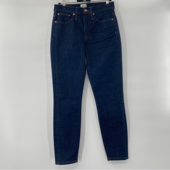 J. Crew 9" Mid-Rise Toothpick Jean Classic Rinse Wash Item H2876 Size 26 - Picture 4 of 13
